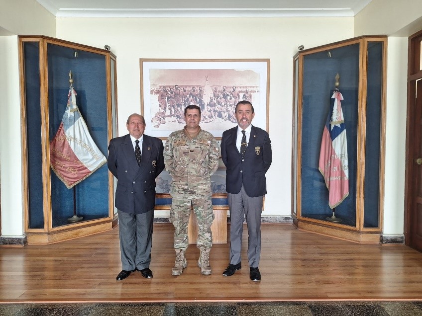 Visita protocolar a nuevo Comandante del Regimiento N° 21 de Coquimbo